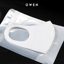 Khẩu trang vải kháng khuẩn Owen cao cấp KTHQK5 TÁI SỬ DỤNG THÂN THIỆN VỚI MÔI TRƯỜNG (1 túi zip/1 chiếc) | BigBuy360 - bigbuy360.vn