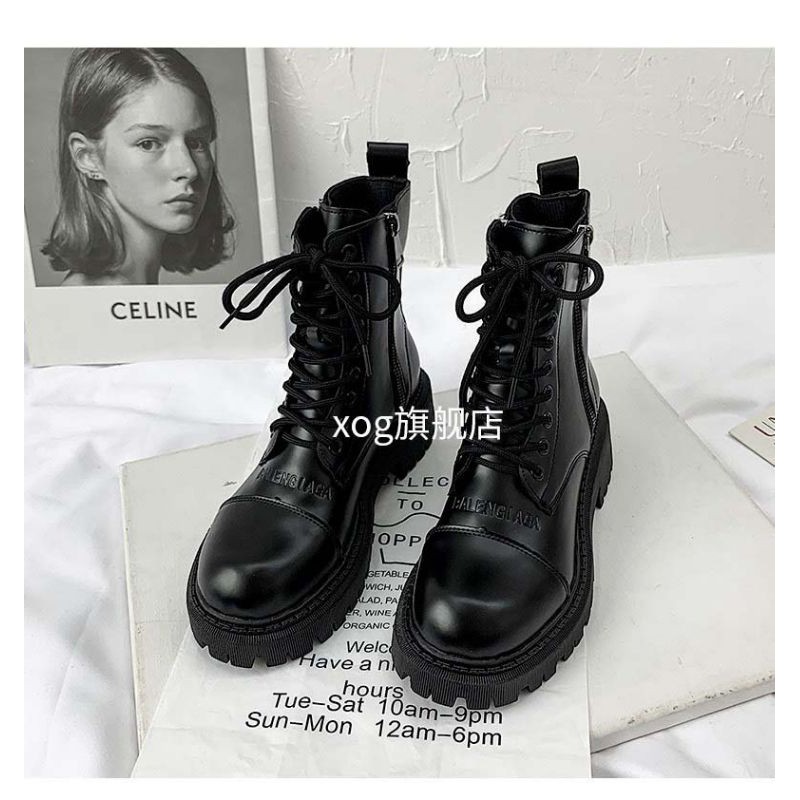 [ kèm video ] Boots cổ 15cm dập chữ loại xịn khoá bên siêu xinh nằm trong BST mới nhất 2020 | BigBuy360 - bigbuy360.vn