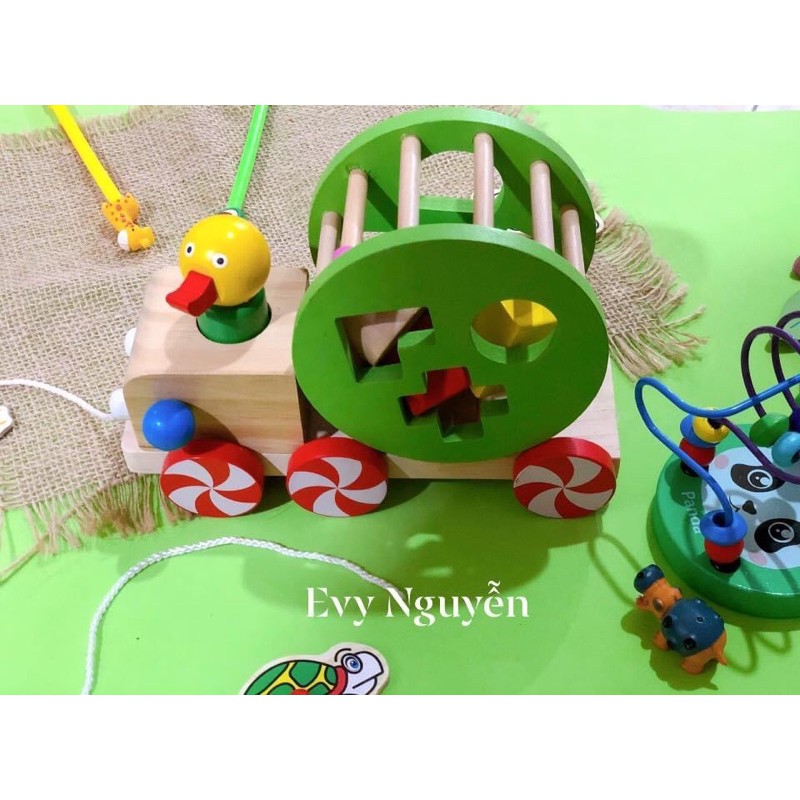 XE KÉO THẢ KHỐI CON VỊT