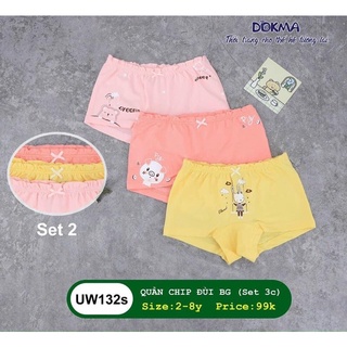 Set 3 chip đùi Dokma cho bé gái