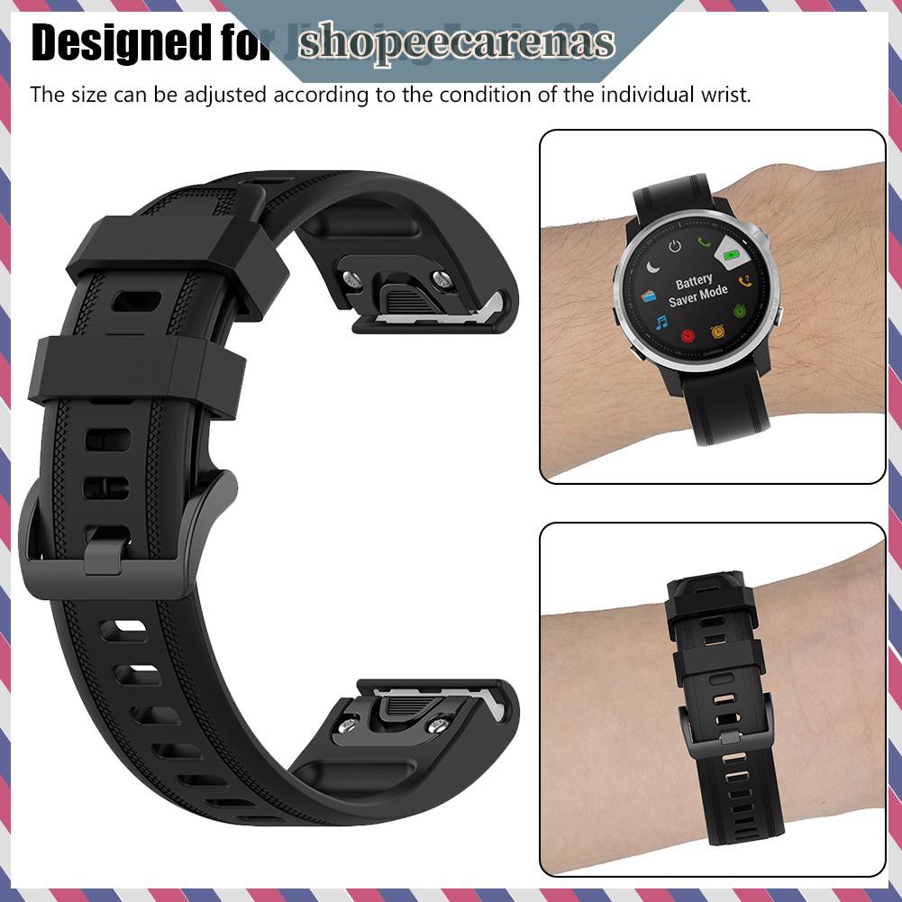 Dây Đeo Silicon Thay Thế Cho Đồng Hồ Thông Minh Garmin Fenix 6s 6s Pro 5s 5s Plus 20mm