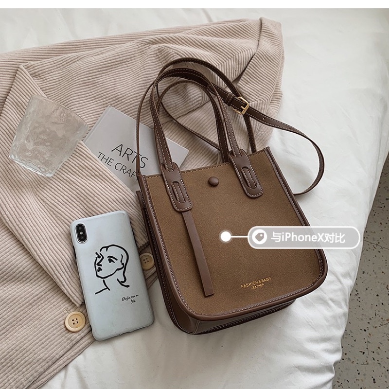 TÚI TOTE NỮ TRƠN HÌNH CHỮ NHẬT ĐỨNG