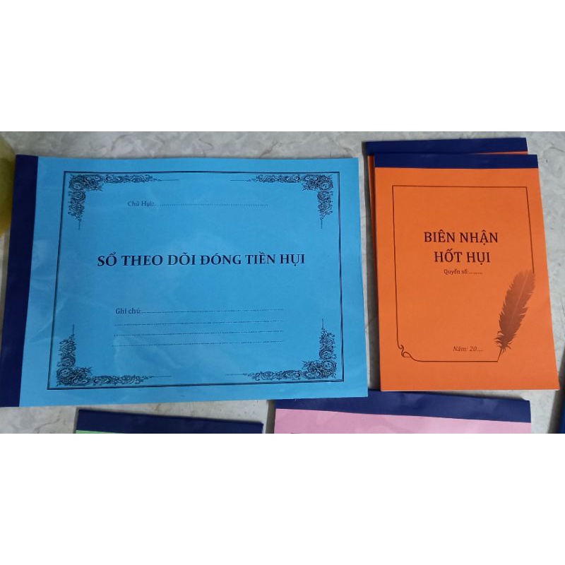 Sổ theo dõi đóng hụi