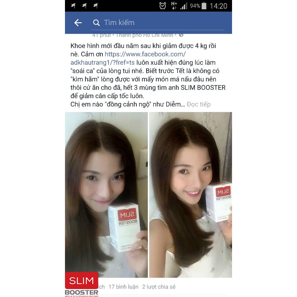 Viên giảm cân an toàn SlimBooster USA Chính Hãng - Tặng 17 Miếng Mặt Nạ Kim Cương Korea | BigBuy360 - bigbuy360.vn