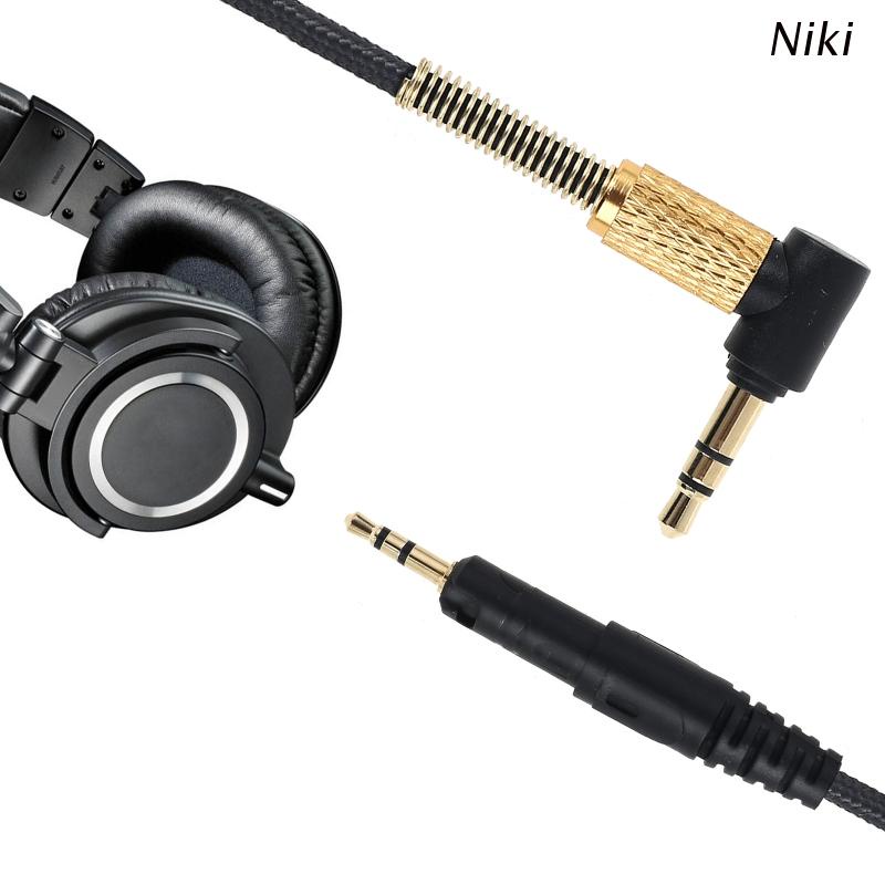 Dây cáp âm thanh bọc dù chắc chắn dùng cho tai nghe Sennheiser HD518 HD558 HD598 M40X M50X