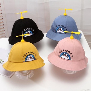 Mũ tai bèo chống nắng in họa tiết hoạt hình doraemon dễ thương cho bé