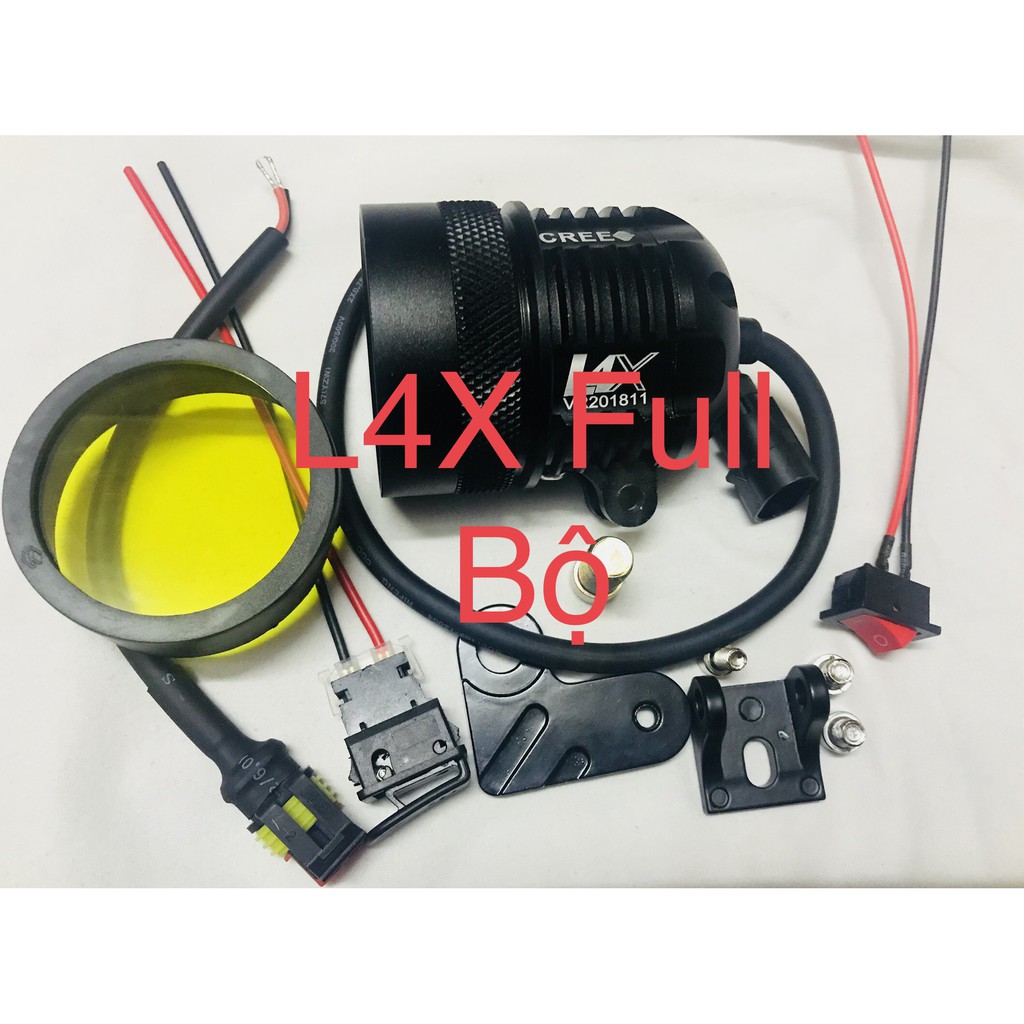 ĐÈN L4X LOẠI 1 CÔNG SUẤT 40W _ BẢO HÀNH 6 THÁNG TẶNG KÈM FULL BỘ PHỤ KIỆN