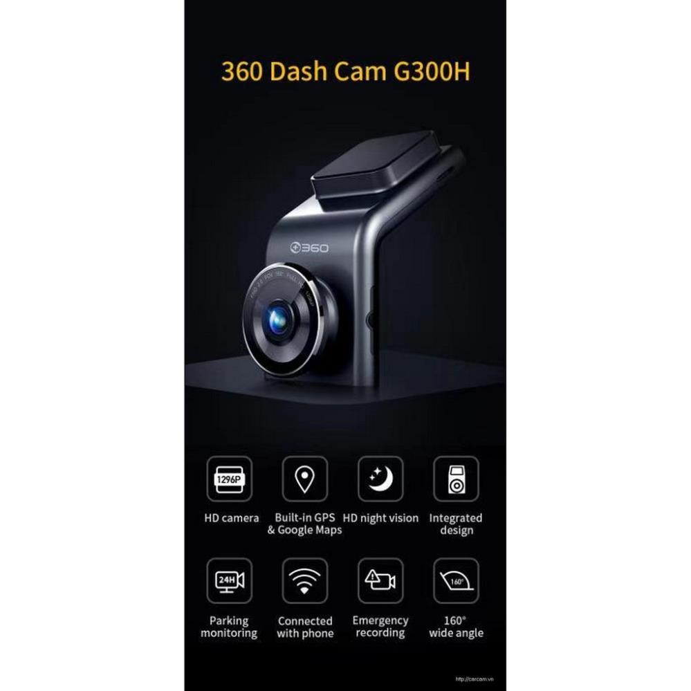 Qihoo 360 G300H Camera hành trình xe hơi Bản Quốc Tế