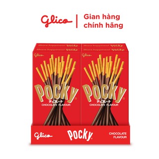 Bánh Snack Pocky Glico chocolate 40g lốc 4 hộp
