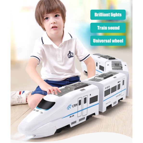 Mô Hình Tàu Lửa Điện Tốc Độ Cao Có Nhạc Độc Đáo Cho Bé Trai