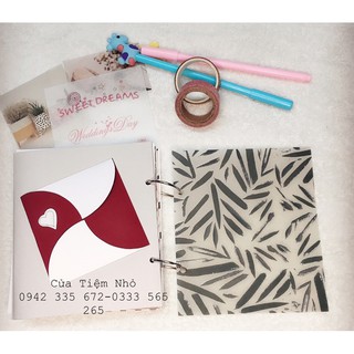 Sổ ảnh còng - Mini album - Scrapbook