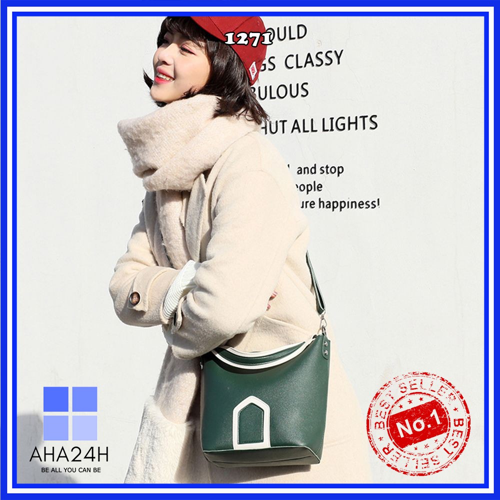 Túi xách nữ thời trang FREESHIPtúi vải bô nữ đeo vai có quai xách thời trang AH1271