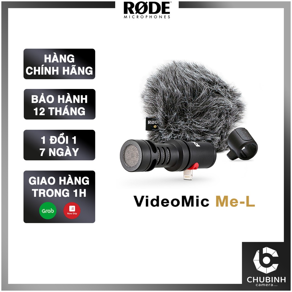 Micro RODE Videomic Me-L cho điện thoại IPhone, IPad | Chính Hãng