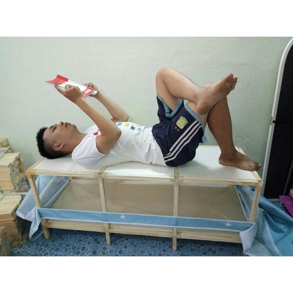 KHUNG GỖ TREO QUẦN ÁO sức chứa lên đến 100KG BẢO HÀNH : 3 NĂM