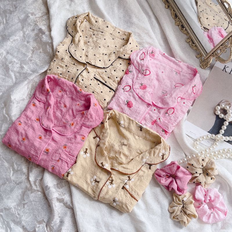 Đồ pyjama đùi, chất xô đũi siu mát 😍 | BigBuy360 - bigbuy360.vn