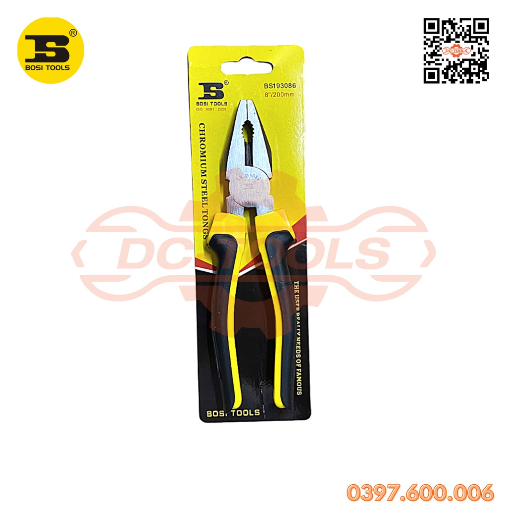 BỘ KÌM THÔNG DỤNG BOSI NHỌN, CẮT, ĐIỆN DC-TOOLS