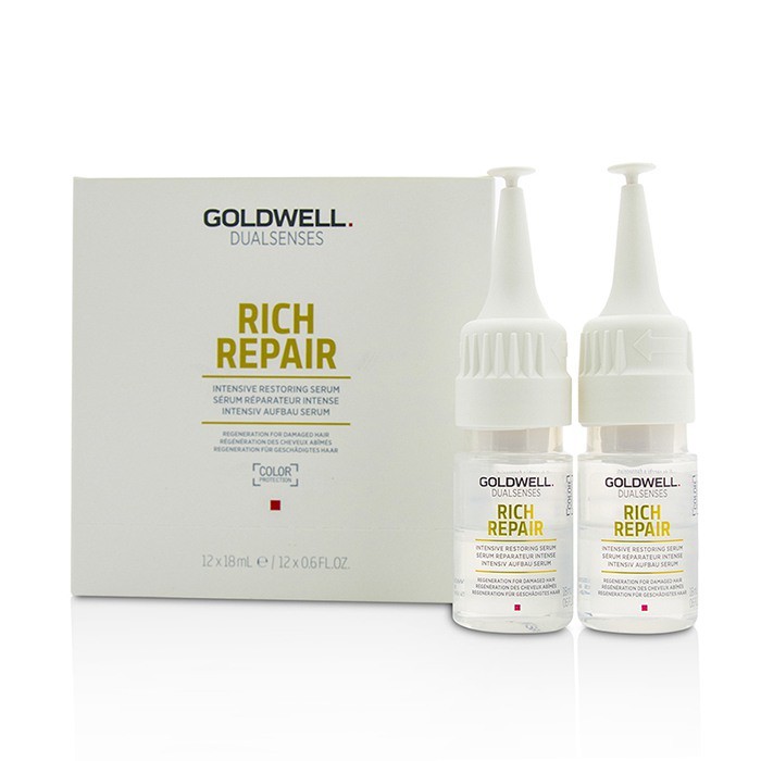 Huyết thanh dành cho tóc hư tổn Goldwell Dualsenses Rich Repair 12x18ml