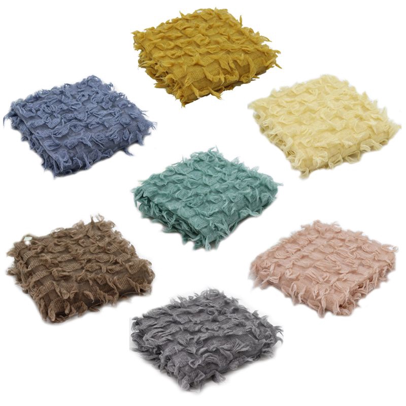 OMG*New Newborn Wrap Cloth Baby Photography Props Decorative Blanket Photo Basket Filler