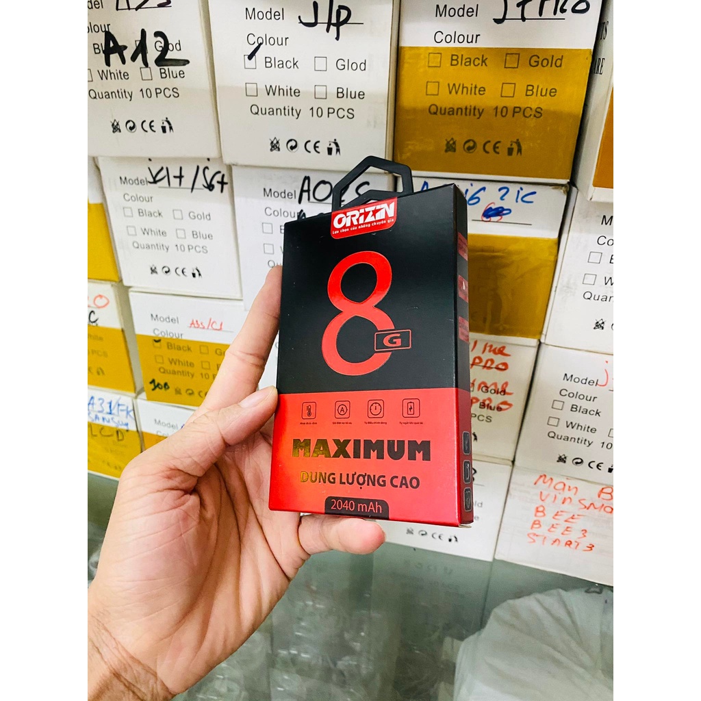 8g pin dung lượng cao