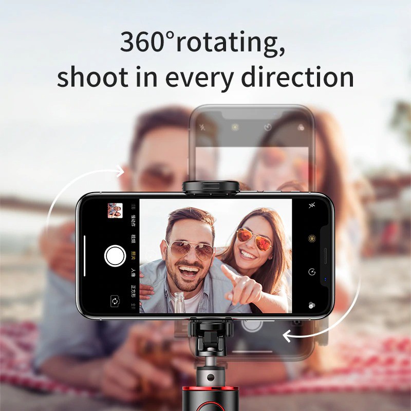 Gậy Selfie Cao Cấp Có Bluetooth Di Động Thông Minh Thiết Kế Kiểu Chân Máy Ảnh Chụp Ảnh