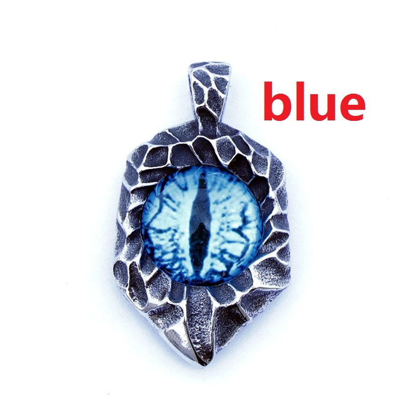 Vòng Cổ Gắn Hình Mắt Quỷ Phong Cách retro Thời Trang Cho Nam