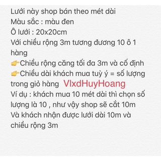 Lưới trồng cây leo giàn màu đen