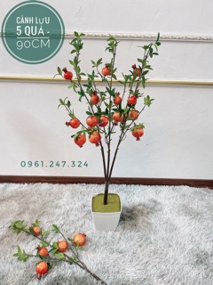 Cây lựu giả 15 quả 85 cm