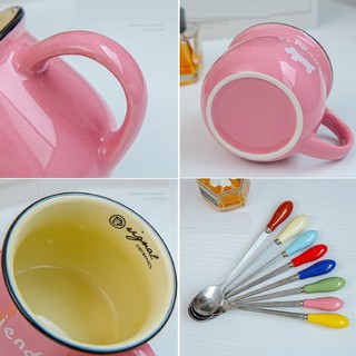 Cốc sứ cà phê, trà in logo nhiều màu