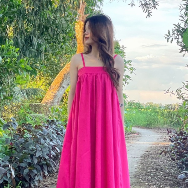 Đầm maxi dáng xoè siêu xinh PLD35
