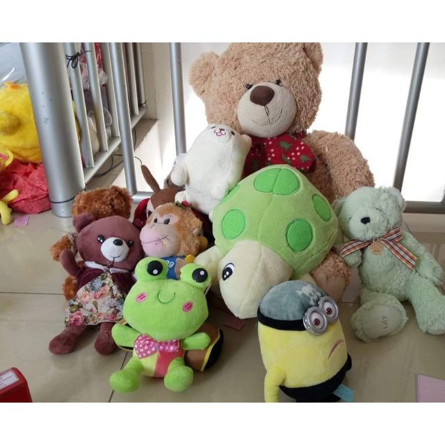 Gấu, ếch, rùa minion