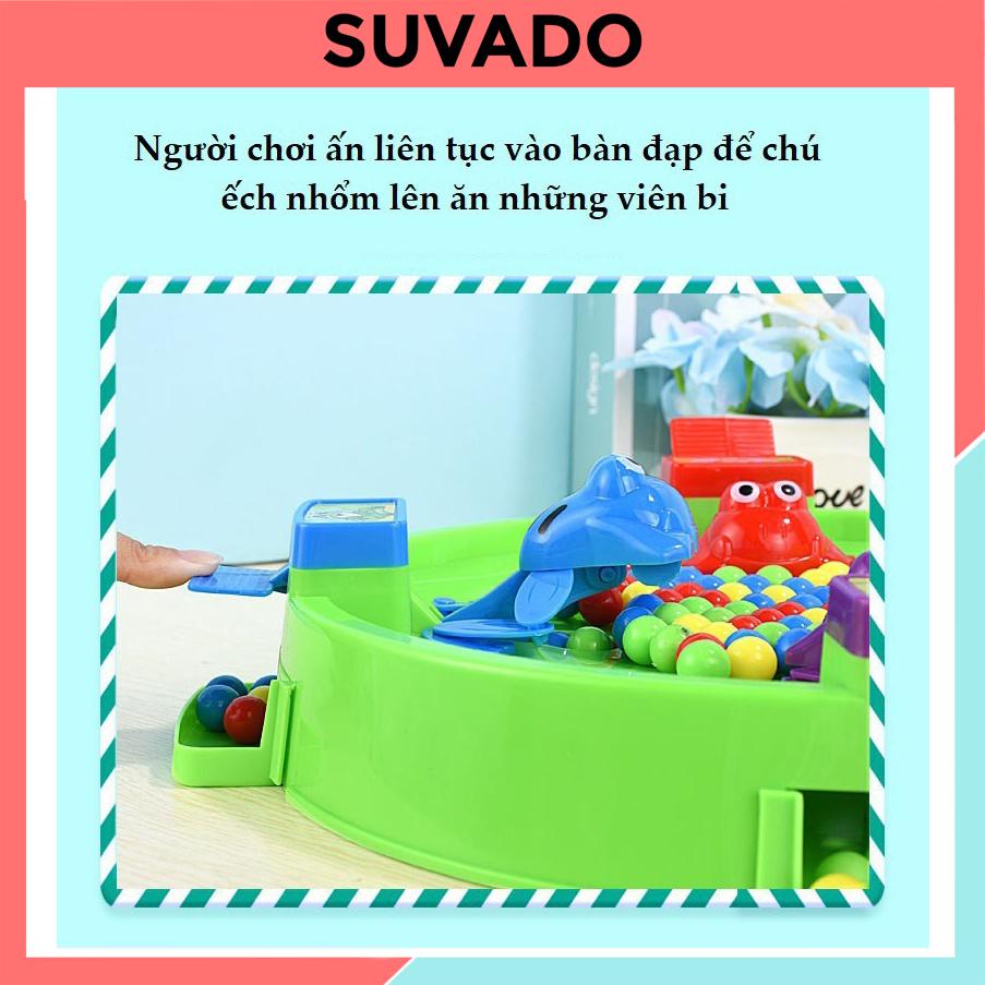 Bộ đồ chơi ếch ăn Bi kẹo cho cả gia đình 4 người chơi - Đồ chơi trẻ em 3 4 5 6 tuổi E311 SUVADO