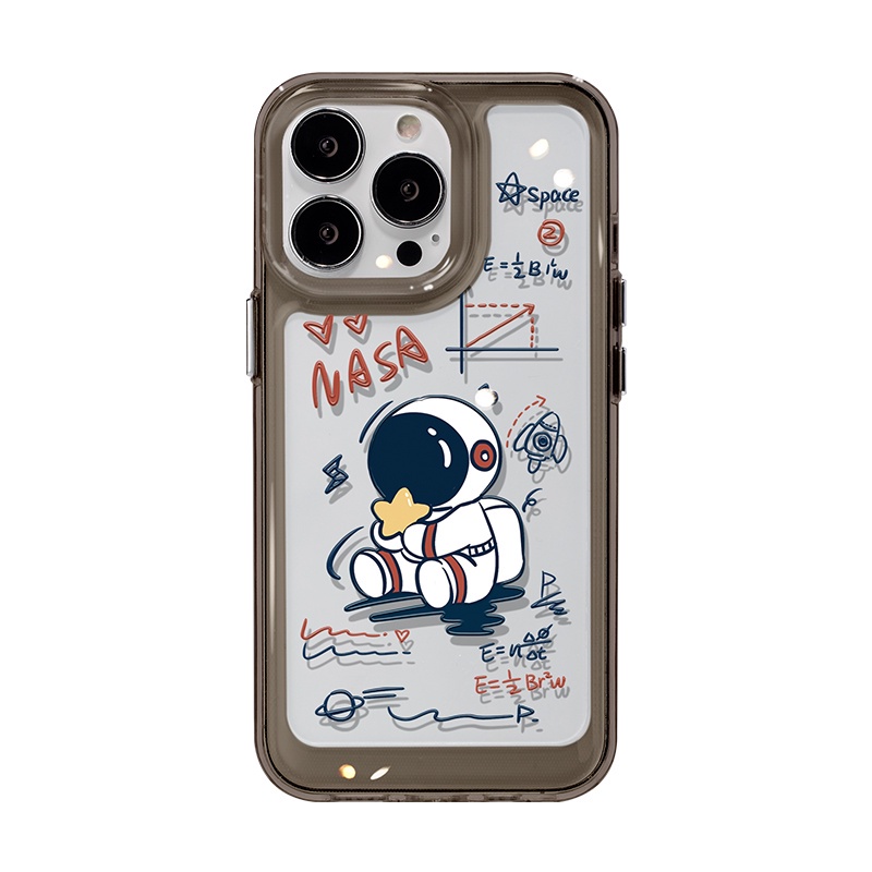 Ốp Điện Thoại Silicon Trong Suốt Chống Sốc Họa Tiết Dễ Thương Cho IPhone 14 13 12 11 Pro Max XS X XR 8 7 Plus 6S