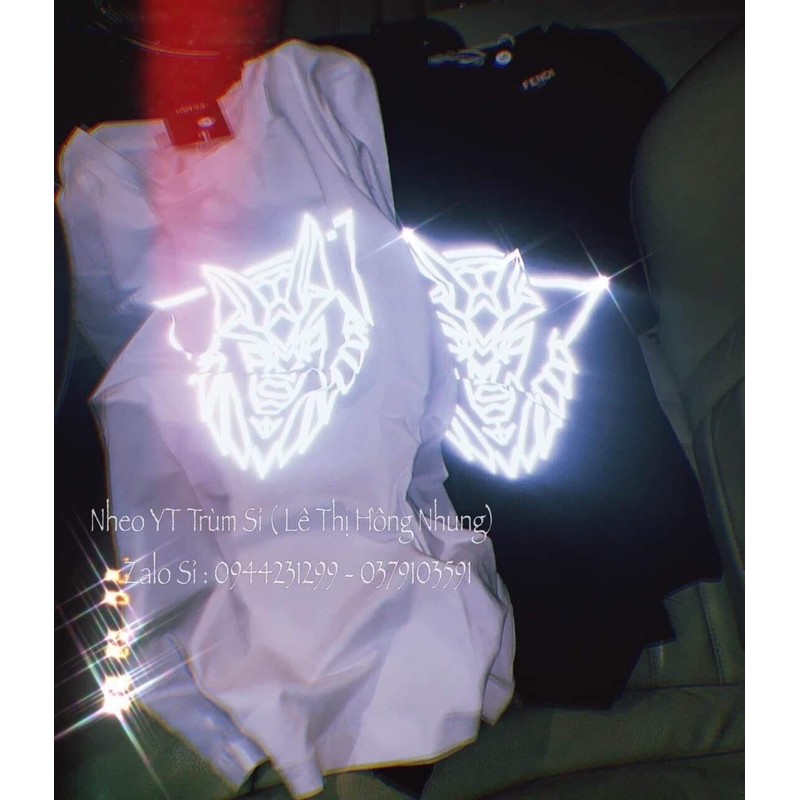 Áo thun phản quang đầu sói unisex [T&amp;Đ