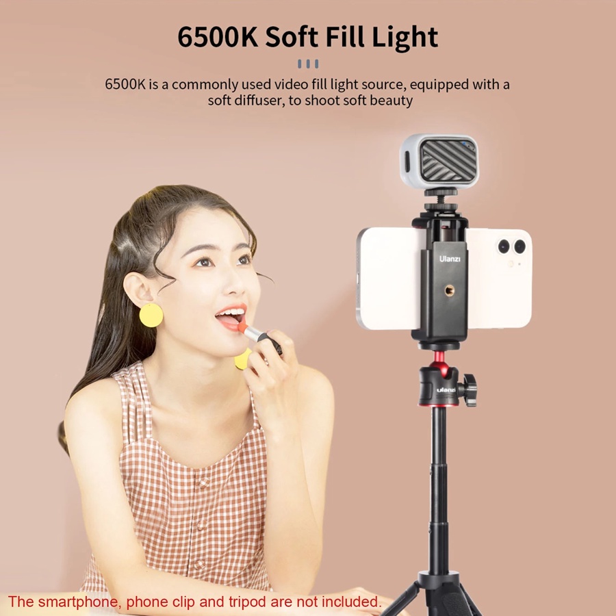 ULANZI VL28 - Đèn Mini LED Trợ Sáng Sạc Pin Tích Hợp