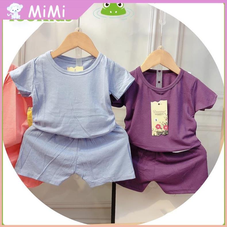 Bộ Đồ Bé Gái -SALE- Đồ Bộ Cho Bé Chất Cotton Thấm Hút Mồ Hôi Co Giãn Cho Bé Từ 6 - 18kg MIMI Size 0 - 5 Tuổi