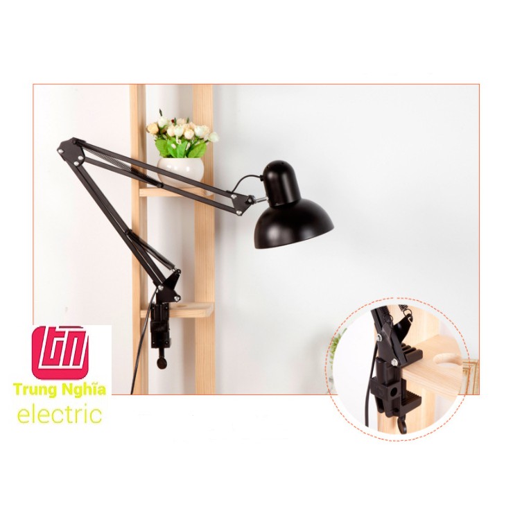 ĐÈN KẸP BÀN HỌC KỸ SƯ PIXAR CAO 95CM CAO CẤP | CHÓA ĐÈN 16CM