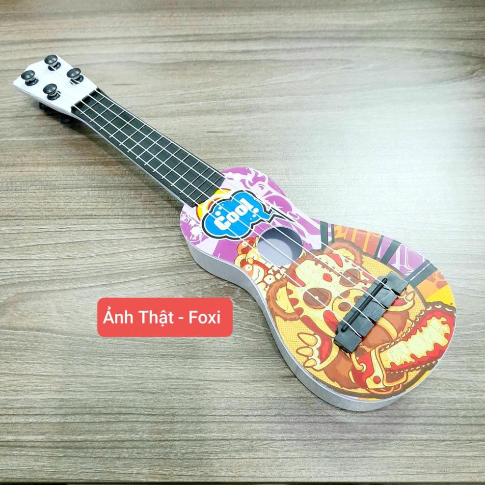 Đồ chơi phát nhạc và nhạc cụ Đàn Guitar Mini-Ukulele cho bé vừa chơi vừa học phát triển trí tuệ