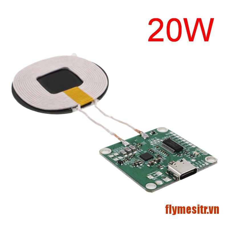 FLYME 5V-13.5V 20W Qi fast wireless charger module transmitter PCBA circuit board