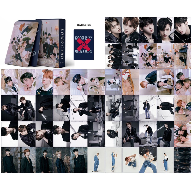 Set 55 Tấm Thẻ Ảnh Lomo Card Good Boy Gone Bad Nhóm Nhạc Kpop TXT