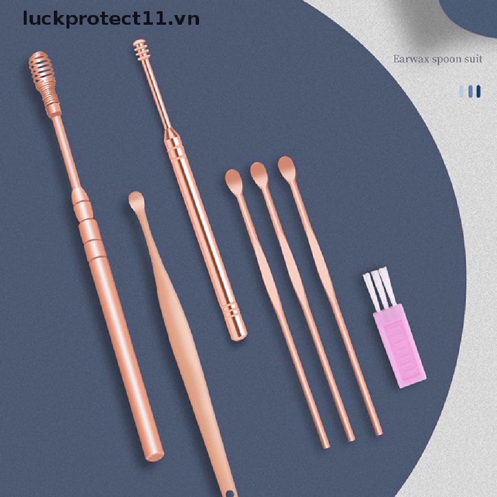 Bộ 7 Dụng Cụ Lấy Ráy Tai Bằng Inox Tiện Dụng