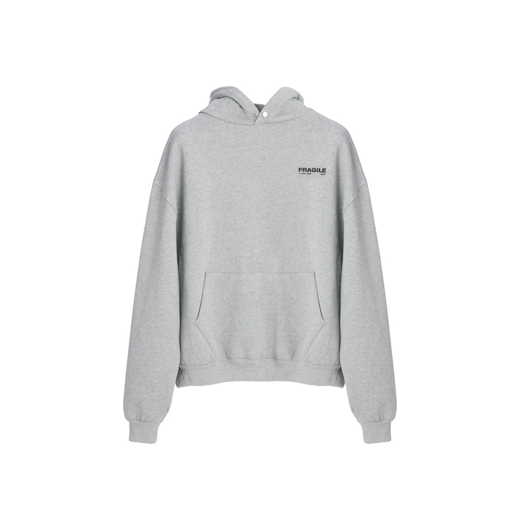 'Fragile' Heather Gray Hoodie