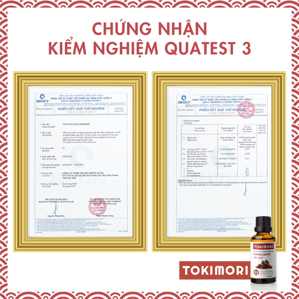 Tinh Dầu Vỏ Quế TOKI MORI Xuất Khẩu Nhật Bản (50ml) Nguyên Chất Thiên Nhiên, Xông Phòng, Khử Mùi, Kháng Khuẩn, Đuổi Muỗi