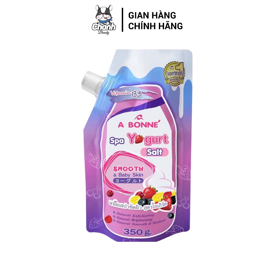 Muối Tắm Sữa Chua Tẩy Tế Bào Chết A Bonne Spa Yogurt Salt Thái Lan 350gr