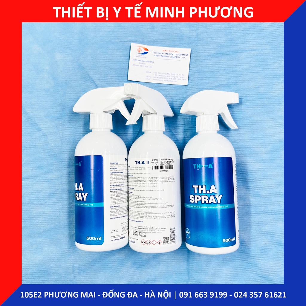 Dung dịch khử khuẩn bề mặt TH.A SPRAY 500ml