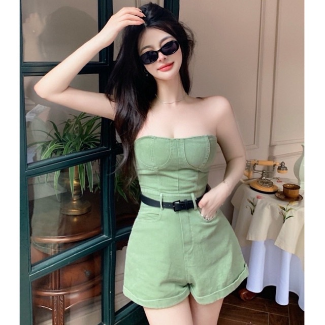 Thanh lý Jum short cổ ống Quảng Châu phong cách sang chảnh