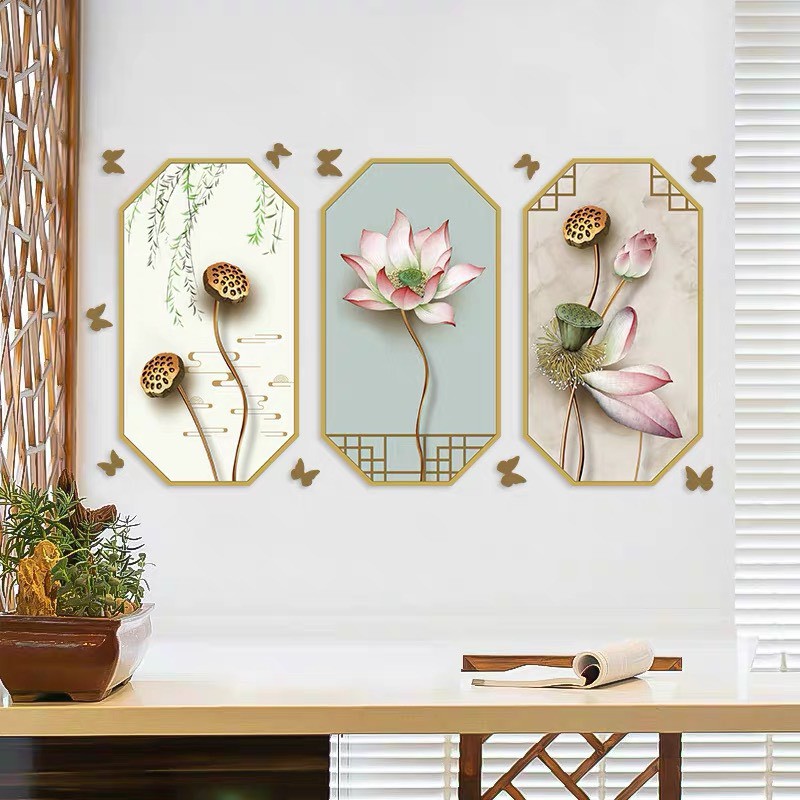 Tranh cổ trang dán tường 3D hàng order