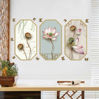 Tranh cổ trang dán tường 3D hàng order