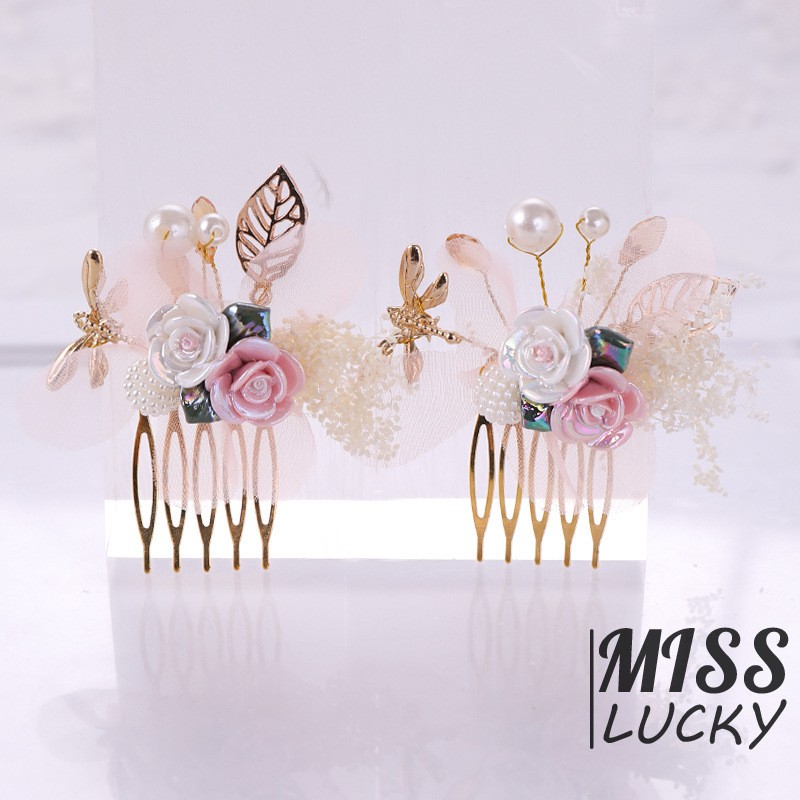 Lược cài tóc hình hoa thời trang cho nữ