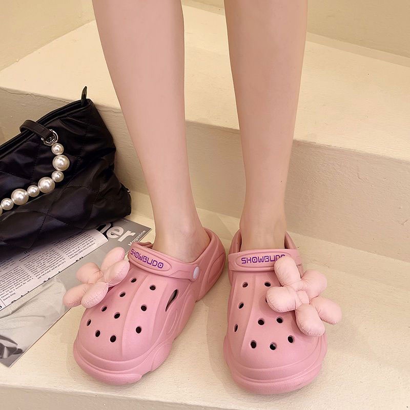 Xăng đan đi biển RENBEN đính hoa dễ thương thời trang 2022 cho bạn gái