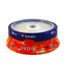 Đĩa dvd trắng Đĩa trắng DVD Verbatim bánh xe 1 lốc 25 cái